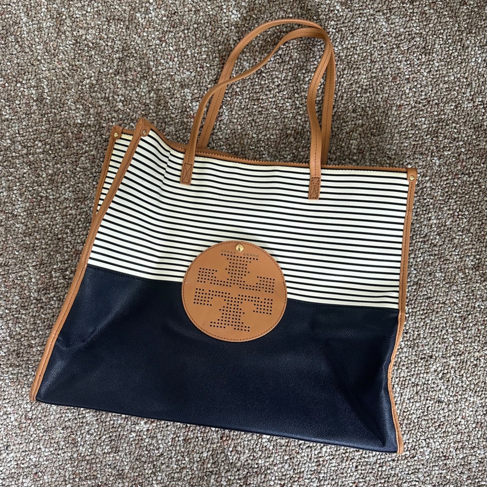 Tory Burch striped tote